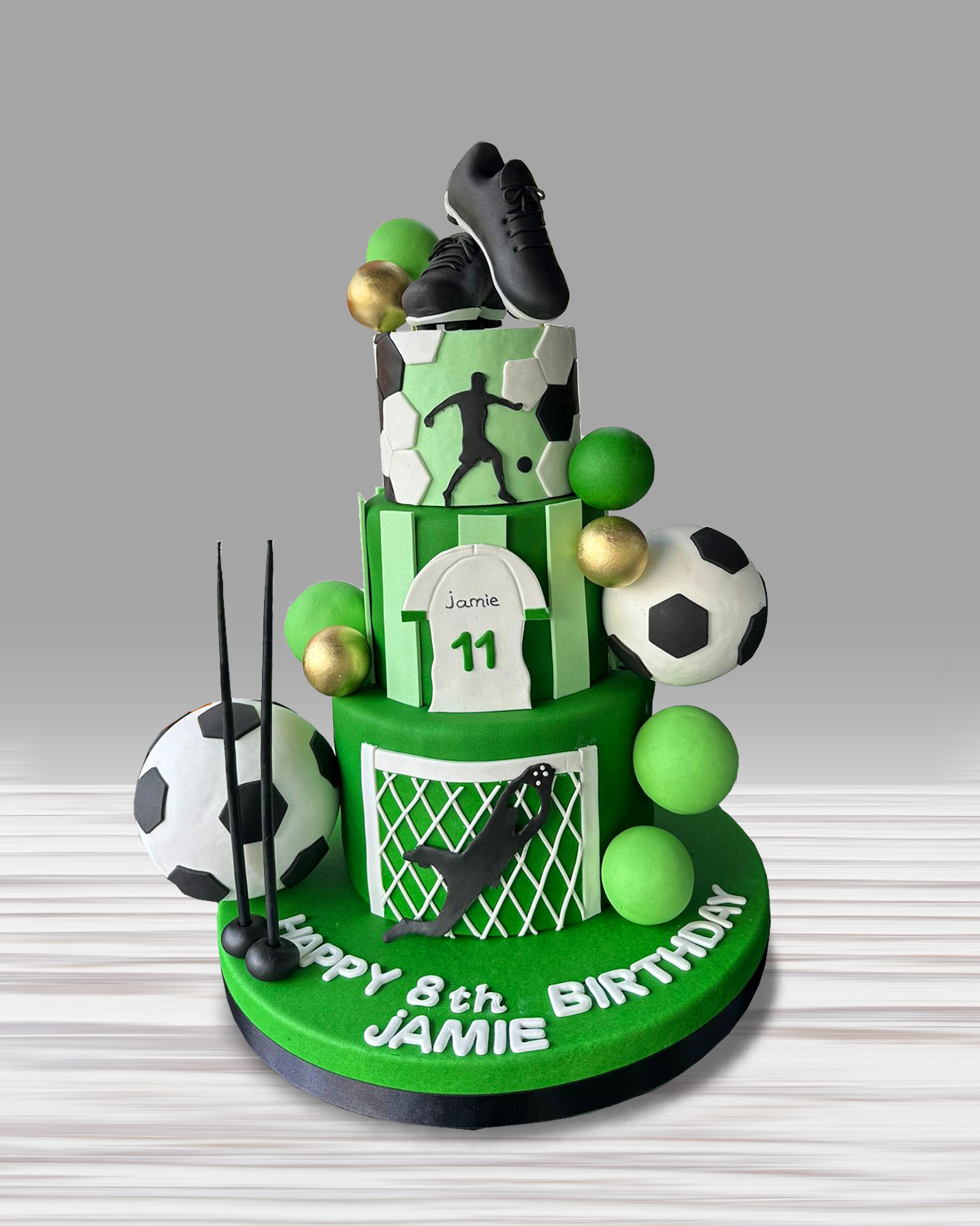 Futbol Temalı Konsept Pasta