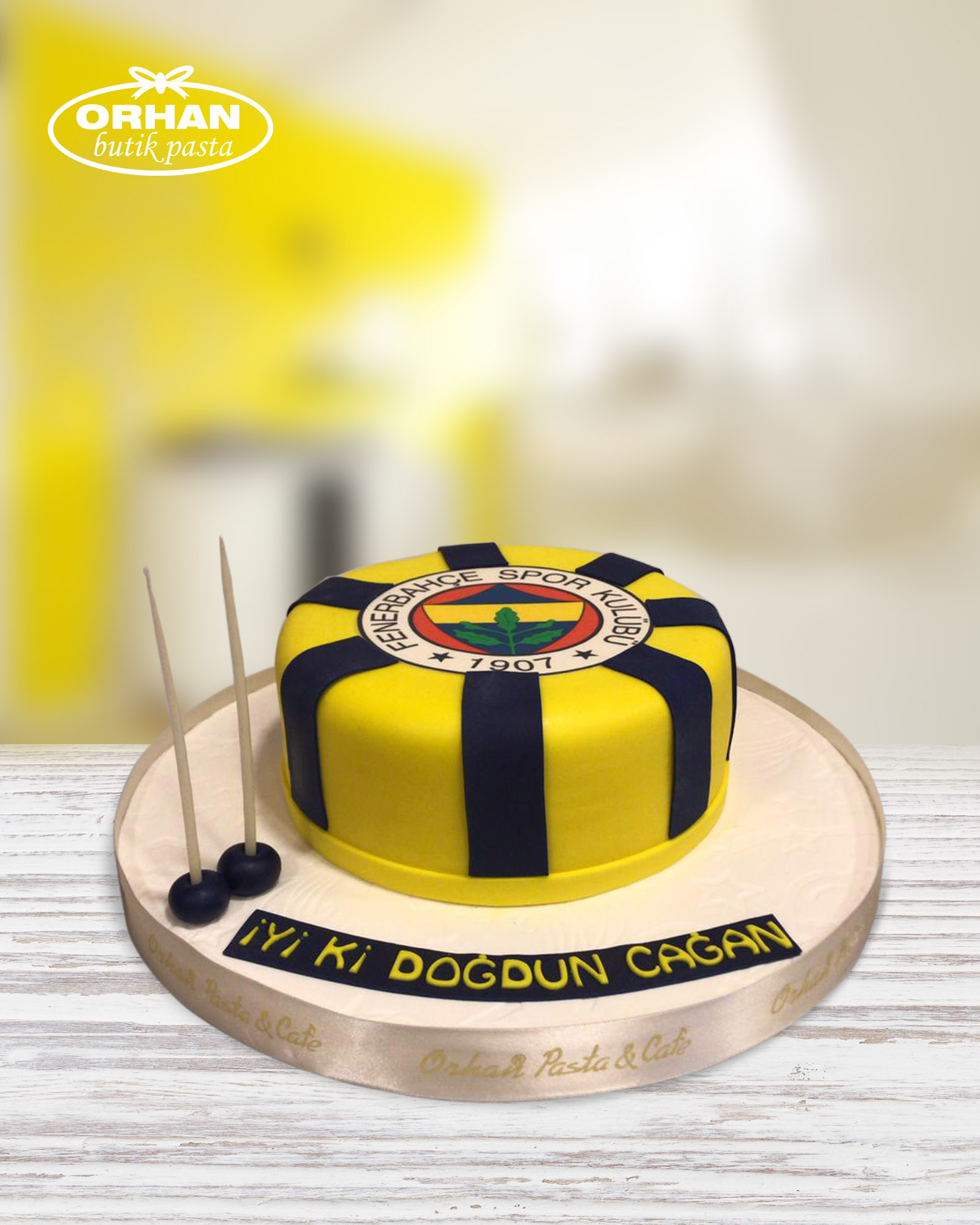 Fenerbahçe Taraftar Doğum Günü Pastası
