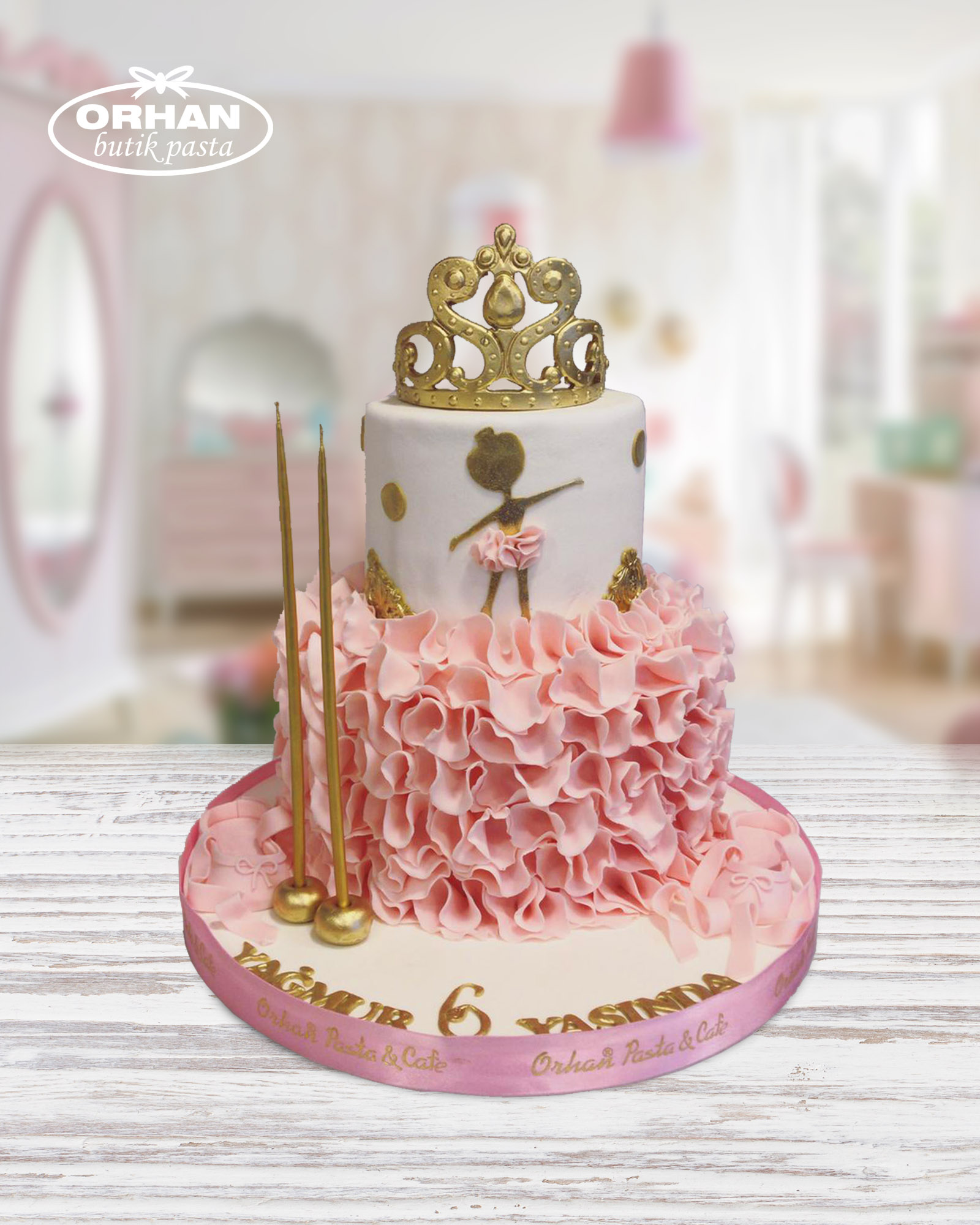 Pembe Prenses Doğum Günü Pastası