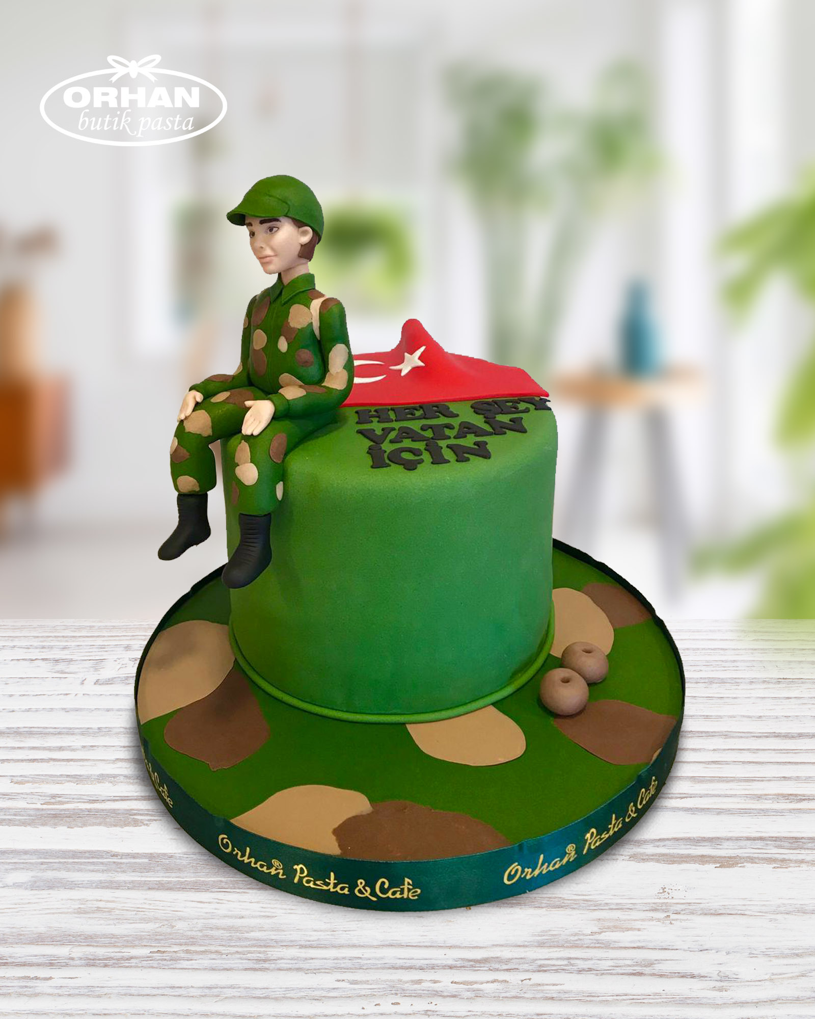 O Şimdi Asker Doğum Günü Pastası