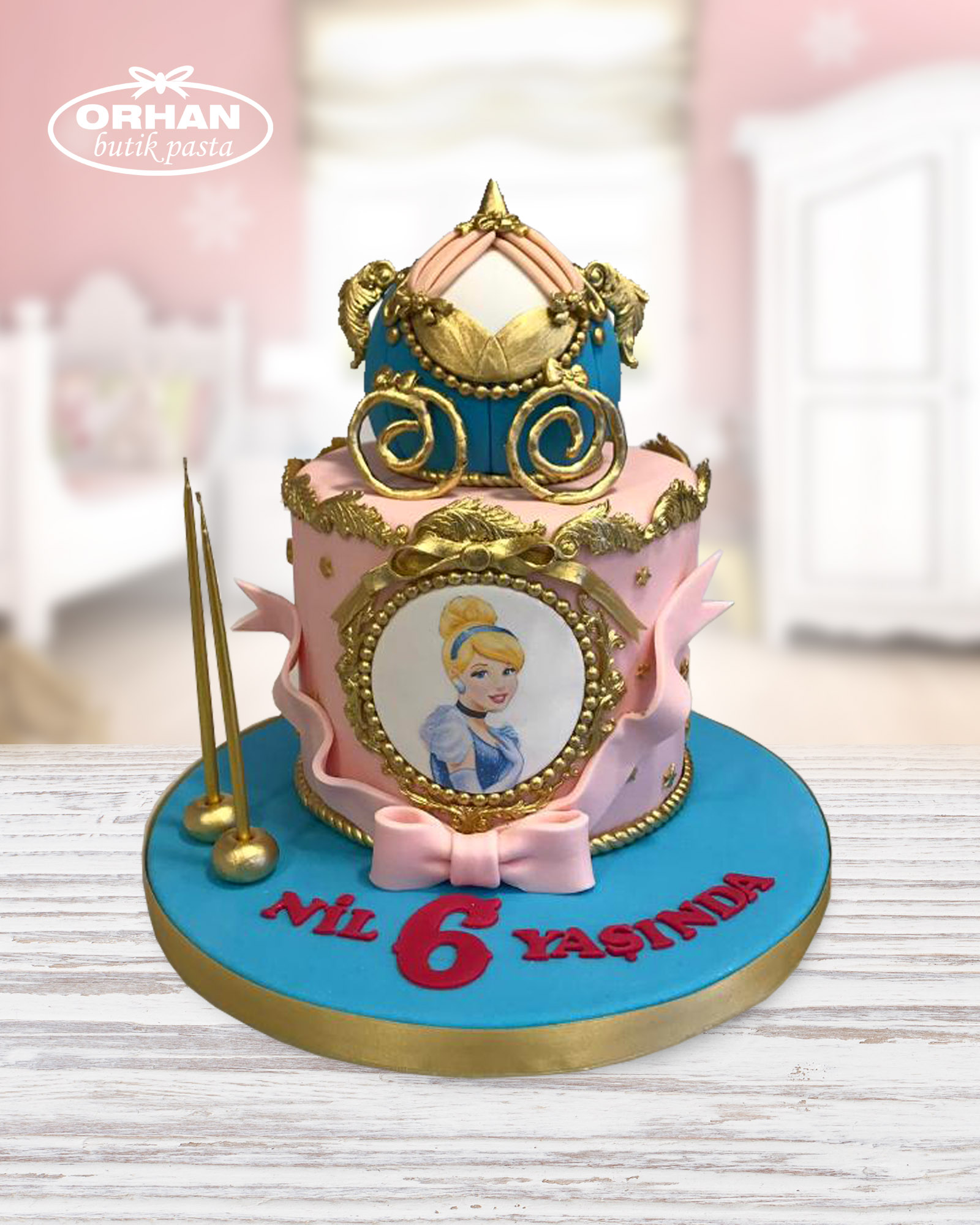 Vip Prenses Doğum Günü Pastası