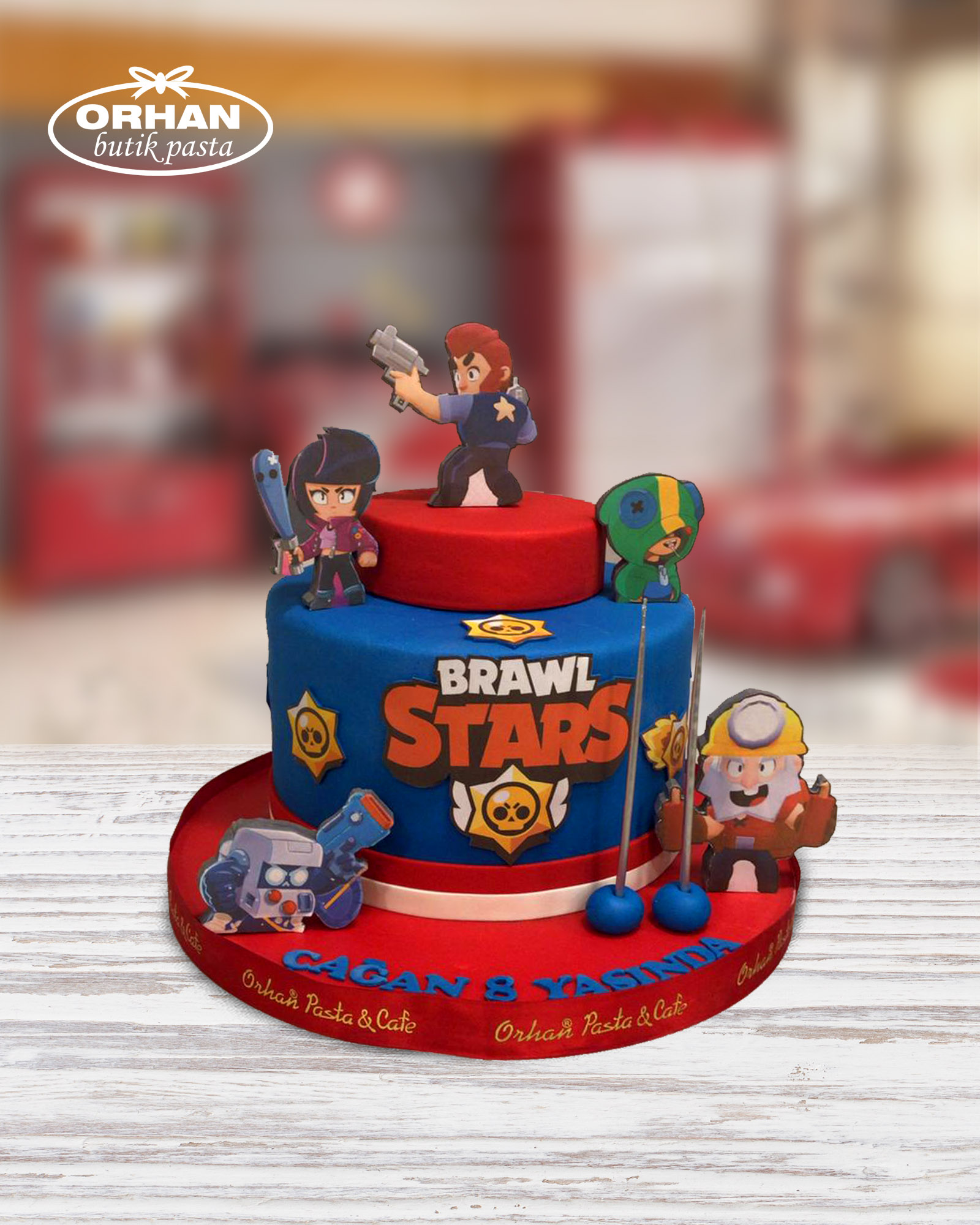  Brawl Stars Kahramanlar Doğum Günü Pastası