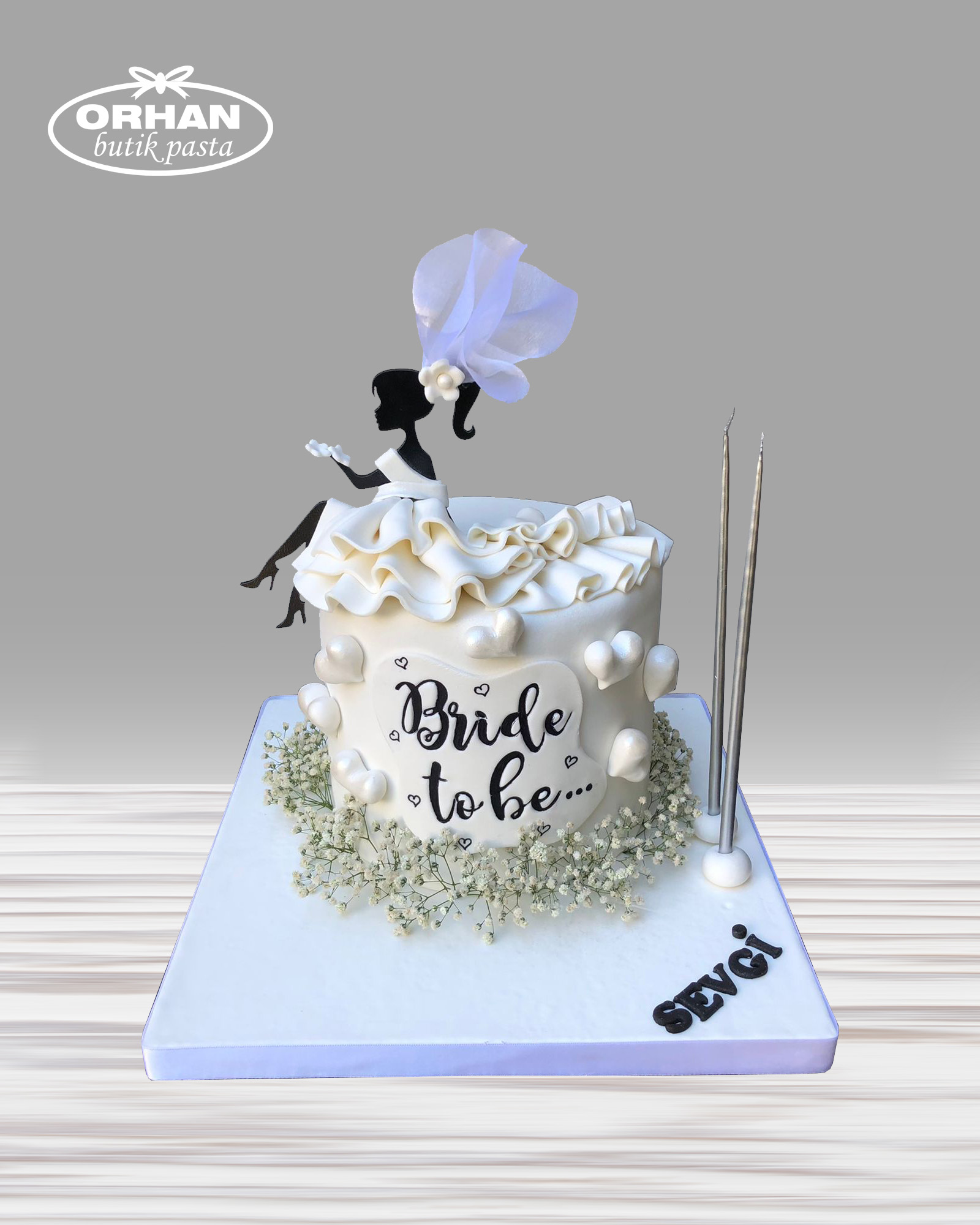 Bride To Be Temalı Doğum Günü pastası