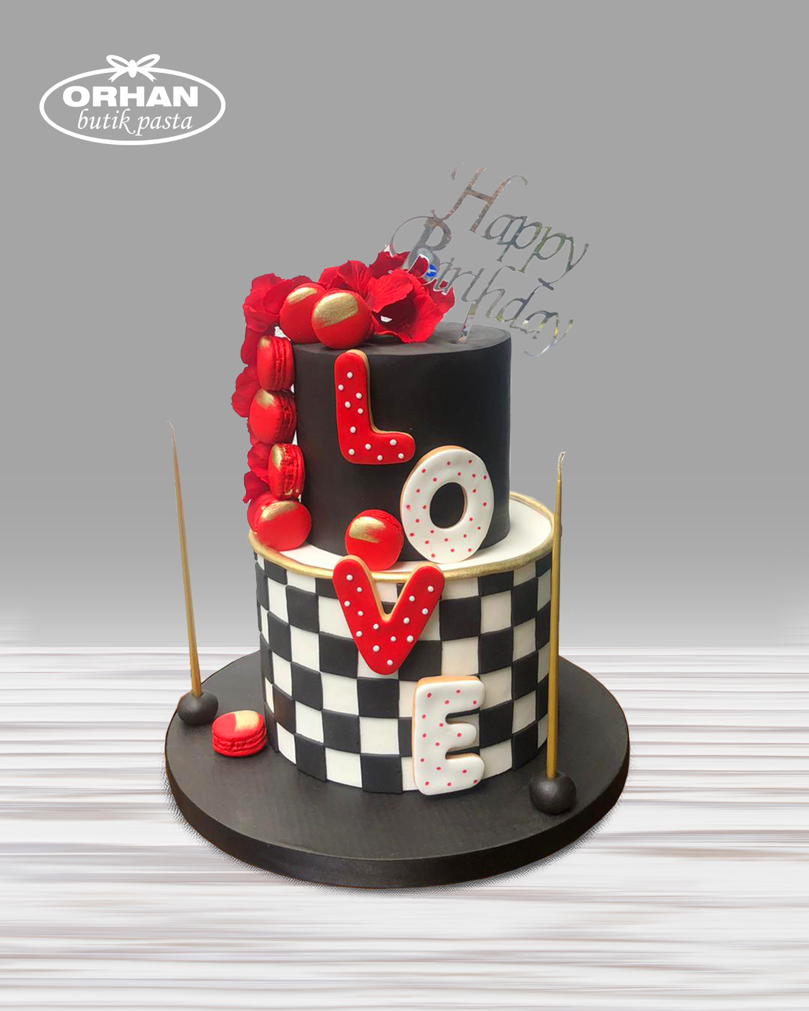 HP Love Temalı Doğum Günü pastası