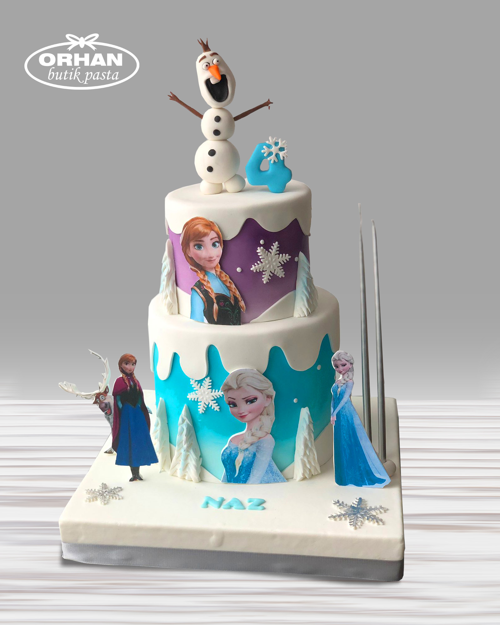 Elsa Anna Doğum Günü Pastası