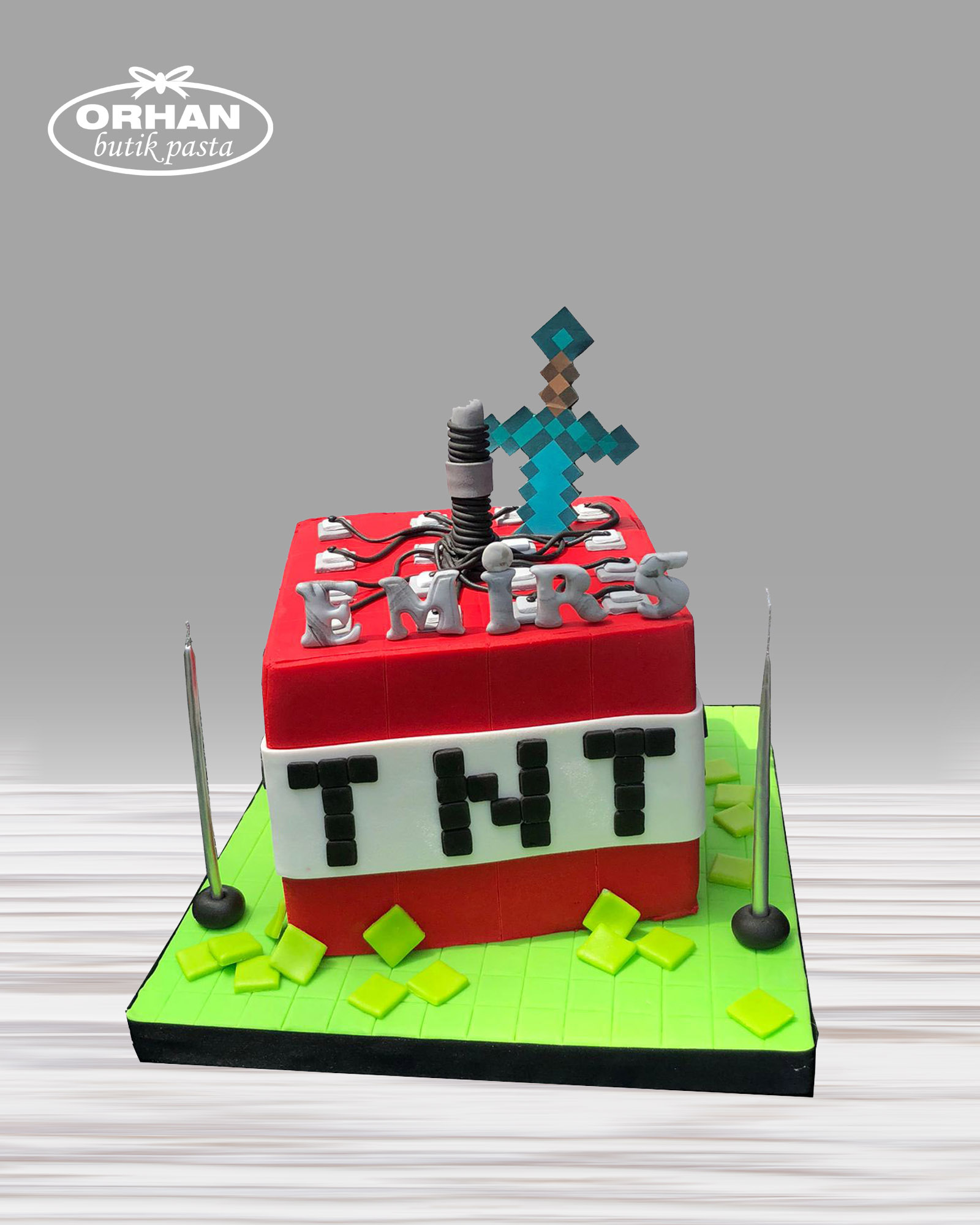 TNT Temalı Doğum Günü Pastası