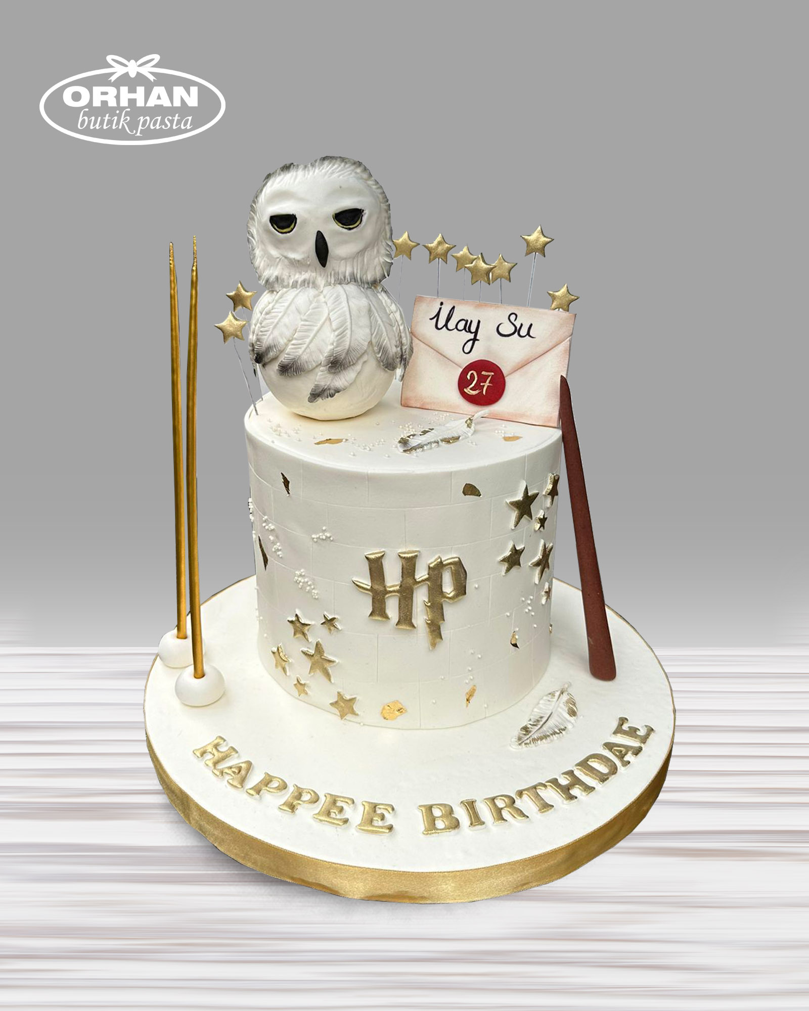 Harry Potter ve Baykuş Doğum Günü Pastası