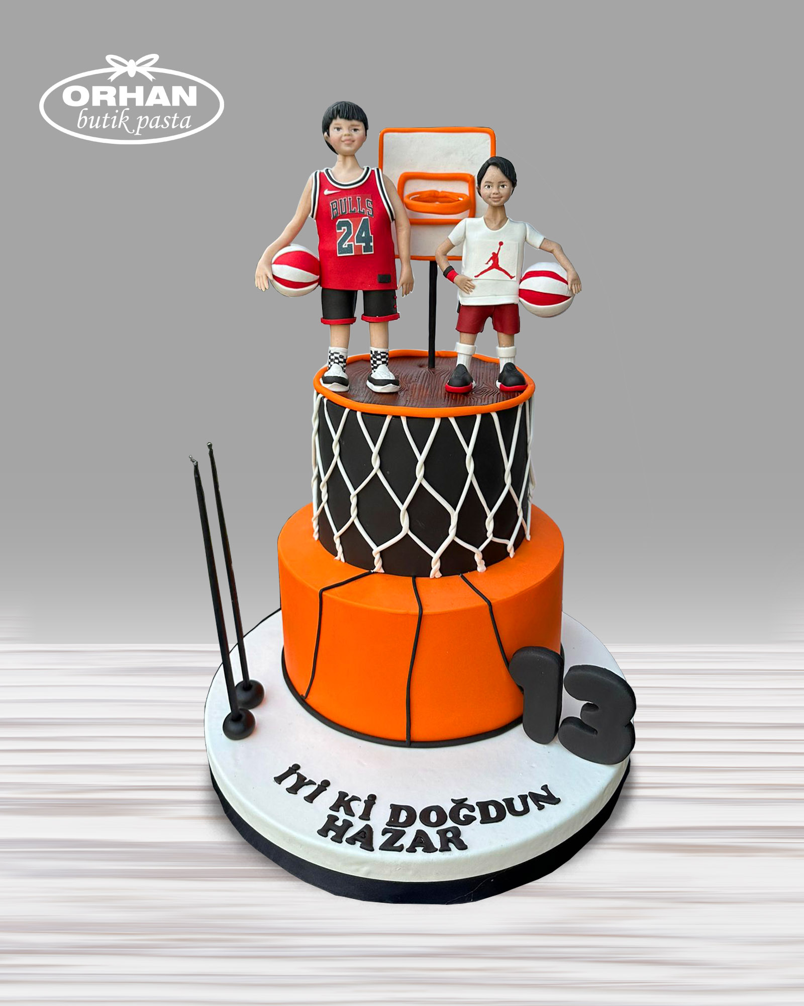 Basketbolcu Çocuklar Doğum Günü Pastası