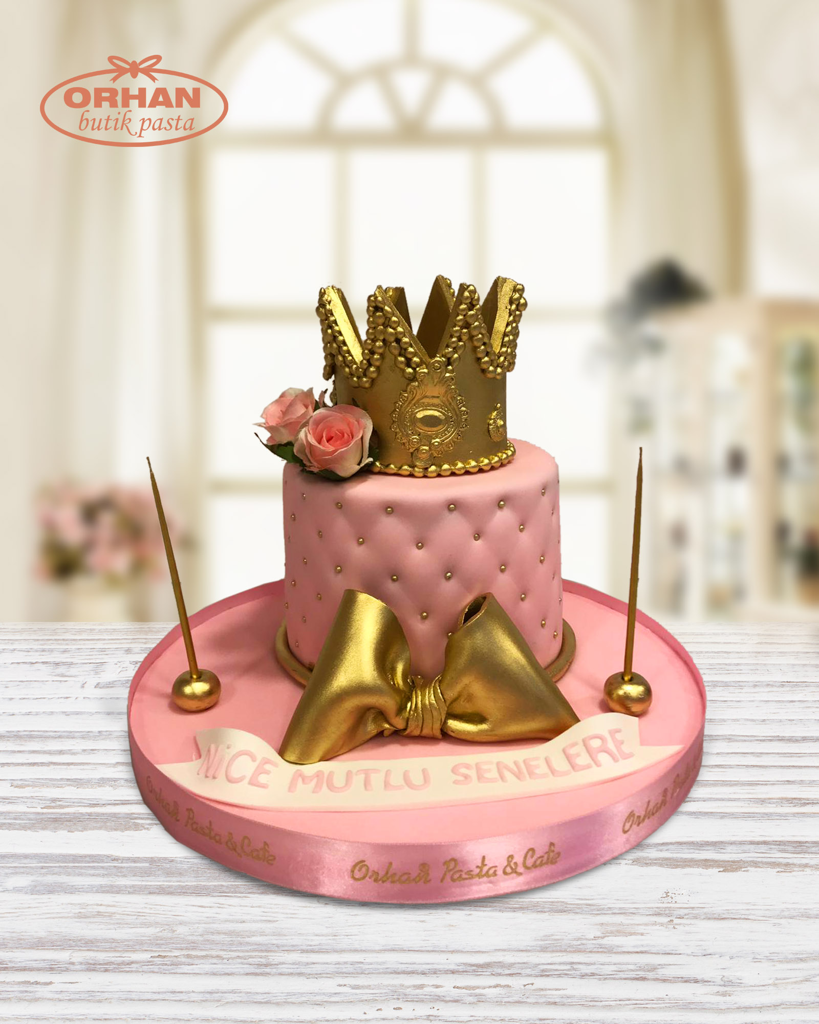 Pink Queen Doğum Günü Pastası