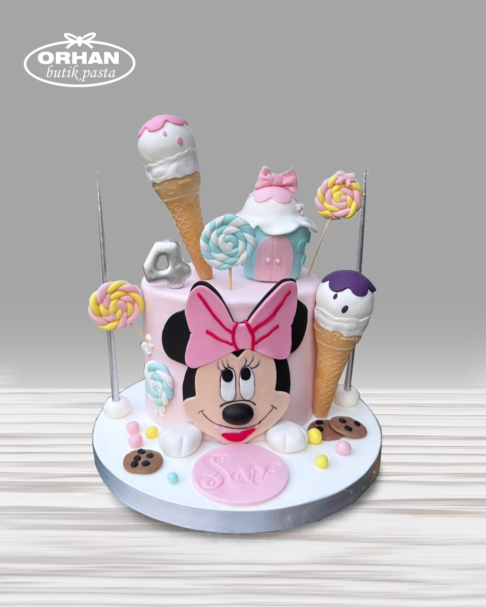 Pink Mickey Mouse Konsept Pasta